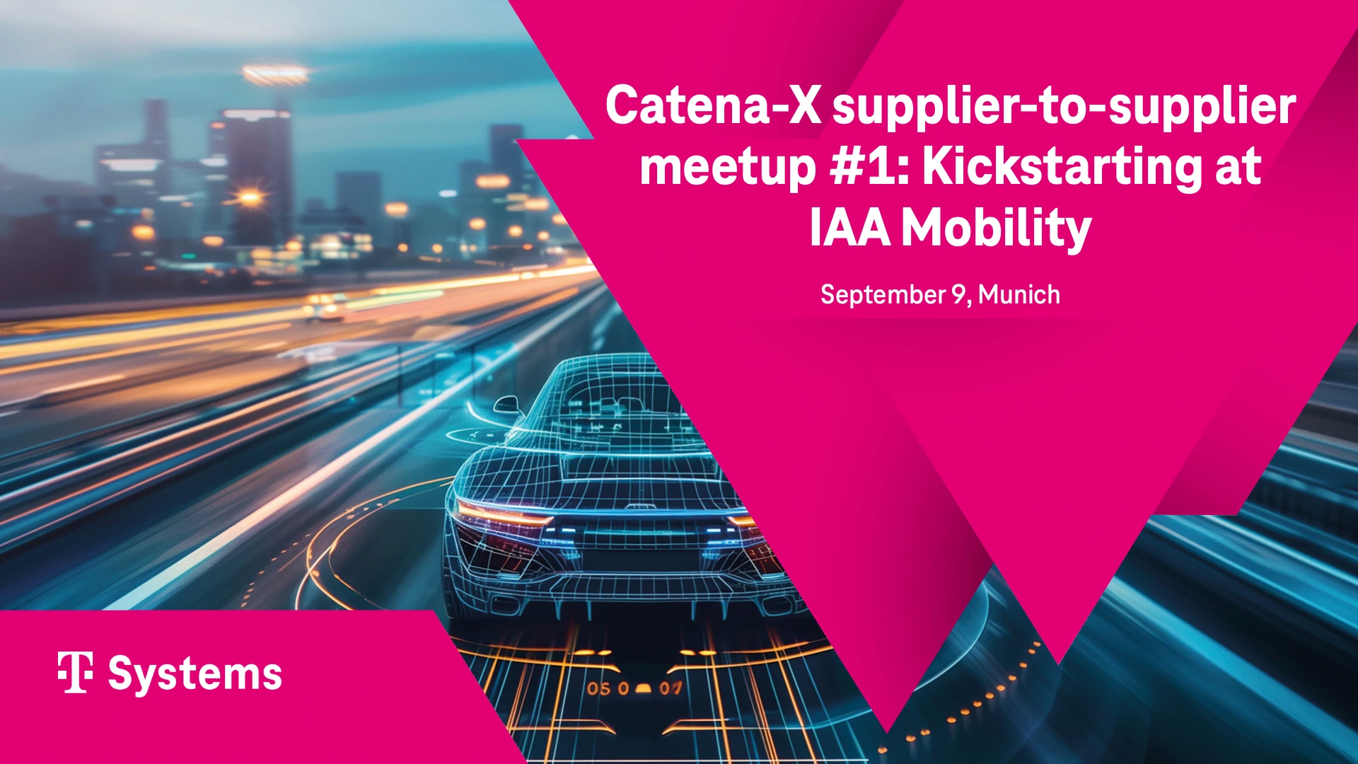 Catena-X supplier-to-supplier meetup #1: Kickstarting at IAA Mobility 